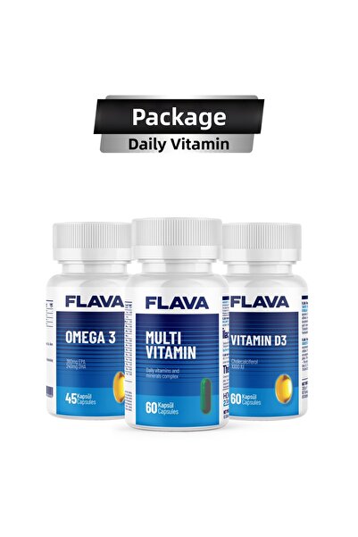 FLAVA حزمة يومية مدعومة بالفيتامينات