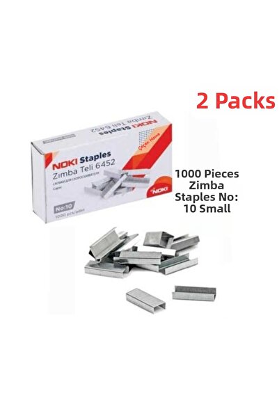 ÇEÇEN HOME (2 Pieces) Small Size Staple Wire No:10 (2 Packs = 2000 Pieces)
