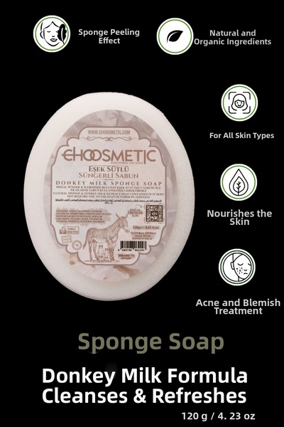 aktürk osmanli sabuni صابون حمام اسفنجي بحليب الحمار