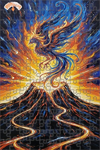 Teona Ahşap لغز خشبي بإطار مزدوج الطبقات من أفلد زيميرت أنيكا يانارداج 150 قط...