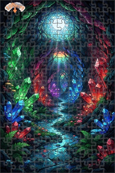 Teona Ahşap لغز خشبي بإطار من طابقين من كريستال ماجارا دريم 150 قطعة 20x30