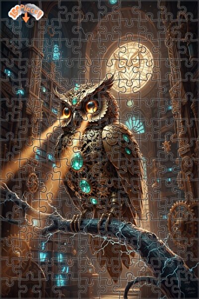 Teona Ahşap لغز خشبي بإطار مزدوج الطبقات من ميكانيكال بايكنج، 150 قطعة، 20×30