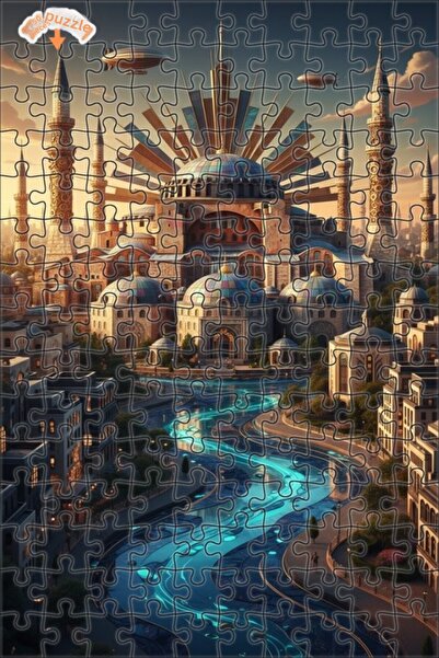 Teona Ahşap لغز فني بتصميم مظهر معماري مستوحى من معماريات عصر الإمبراطورية ال...