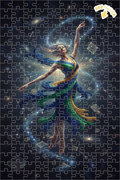 Teona Ahşap لغز خشبي بإطار مزدوج الطبقات من إيفرين دانس 200 قطعة 25×35