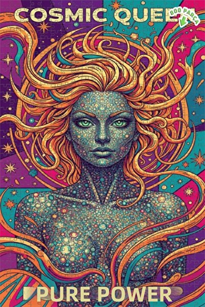 Teona Ahşap لغز خشبي بإطار مزدوج الطبقات بمظهر لوحة زيتية لملكة الكون 800 قطع...