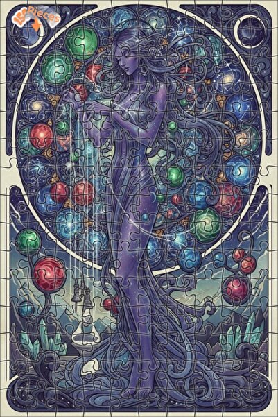 Teona Ahşap لغز خشبي بإطار مزدوج الطبقات للنساء من جالاكتيك 150 قطعة 20×30