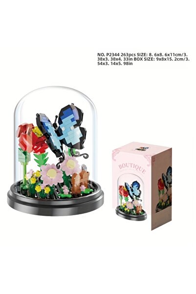 Store Bellflower & Butterfly Mini Block 263 Pieces |   Lego & Decorative Buil...