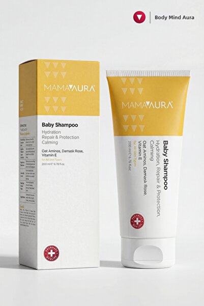 MAMAAURA شامبو أطفال بدون دموع - شامبو أطفال 200 مل