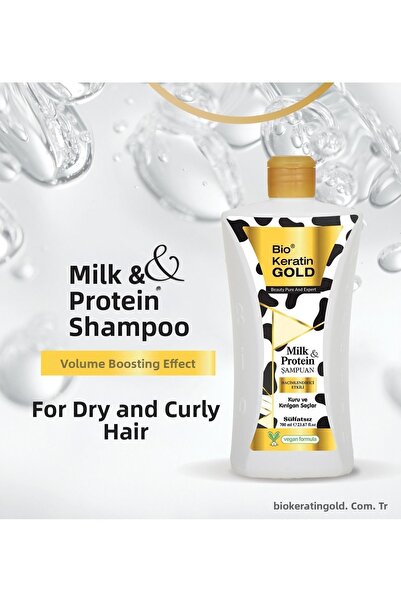 YİFOREVERS KOZMETİK شامبو مكثف للشعر بالحليب والبروتين خالٍ من الكبريتات 700 مل