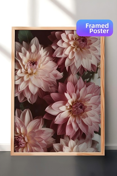 Postifull Ρομαντικός πίνακας με κορνίζα με δαχτυλίδια, ξύλινος κορνίζα και αφ...