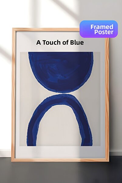 Postifull Tablou cu rama din lemn, set de postere si rame, seria Un Po' Di Bl...