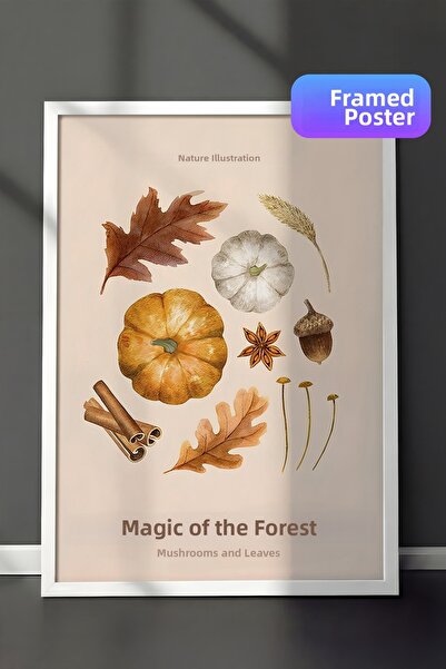 Postifull Magic of the Forest No2 Pictură înrămată, pictură verticală pe pere...