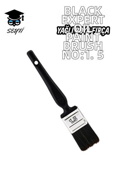 SEYFİKİRTASİYE ЧЕРНА ЕКСПЕРТНА ЧЕТКА ЗА МАСЛЕНА БОЯ №: 1.5