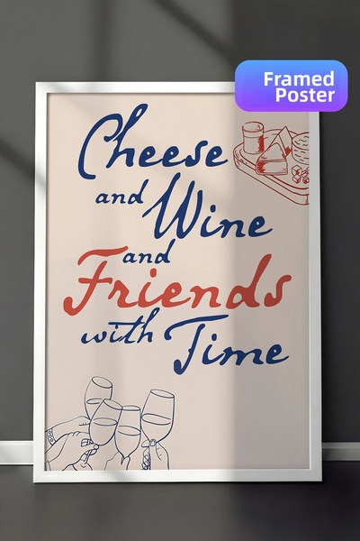 Postifull Tablou cu rama alba, set de postere si rame, pictura de perete, Che...