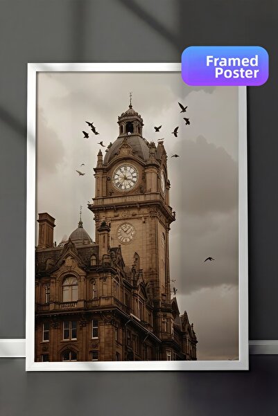 Postifull Pictură înrămată cu liliaci lângă clădirea, pictură verticală pe pe...