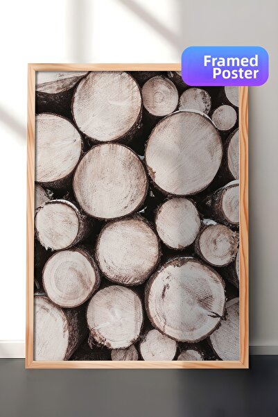 Postifull Tablou în rama din lemn, rama din lemn și poster, pictură verticală...