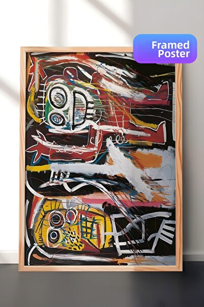 Postifull Tablou cu rama din lemn, set de postere si rame, seria Dustheads Co...