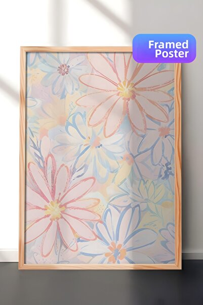 Postifull Pictură înrămată înrămată într-un cadru, cadru din lemn și poster, ...