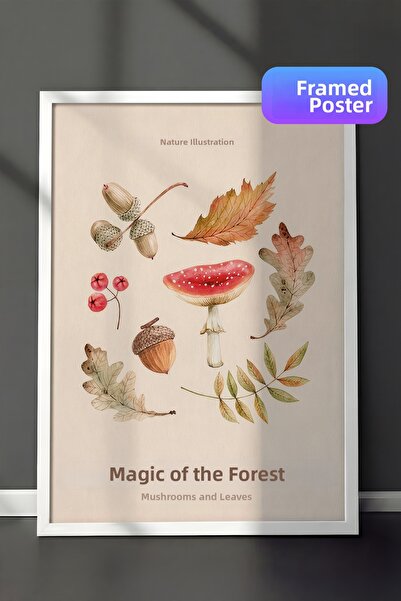 Postifull Magic of the Forest No1 Pictură înrămată, pictură verticală pe pere...