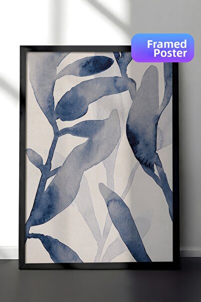 Postifull Aquatic Greenery No2 Πίνακας με κορνίζα, Κάθετη ζωγραφική τοίχου Co...