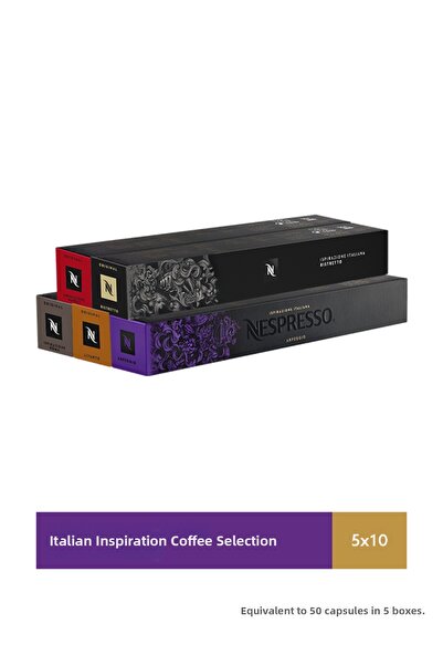Nespresso Ispirazione Italiana Coffee Selection - 50 Capsules