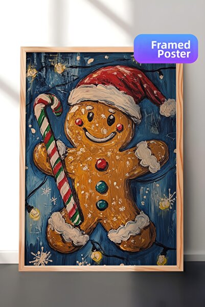 Postifull Tablou cu rama din lemn, set de postere si rame, seria Comfort de A...