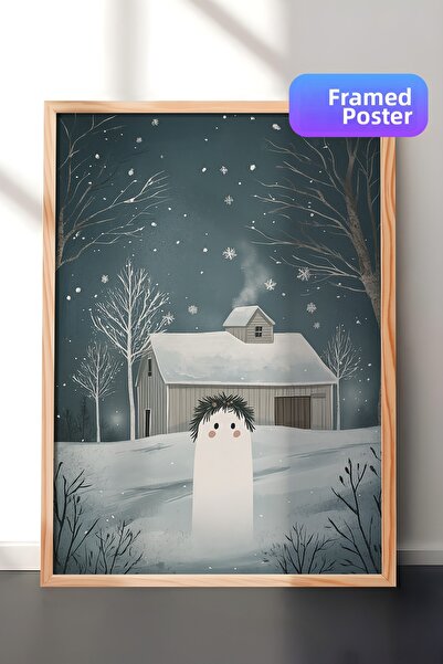 Postifull Tablou cu rama din lemn, set de postere si rame, seria Comfort de A...