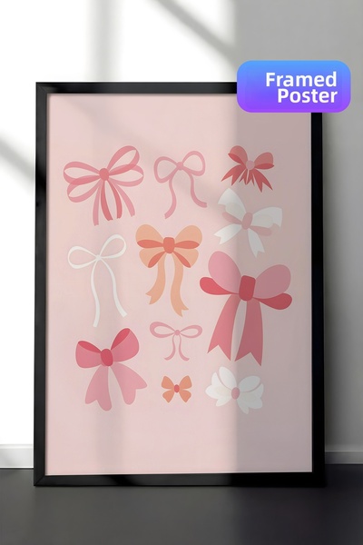 Postifull Pictură cu cadru negru, Coquette, Pictură de perete pentru bucătări...