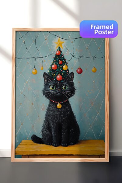 Postifull Εικόνα με ξύλινο πλαίσιο, σετ αφίσας και πλαισίων, Πρωτοχρονιάτικη ...