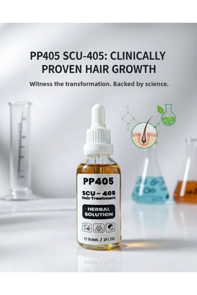 pp405 Hair Growth and Strengthening Serum Anti-Baldness Fast Hair Growth for Bald Areas - 2 Pieces