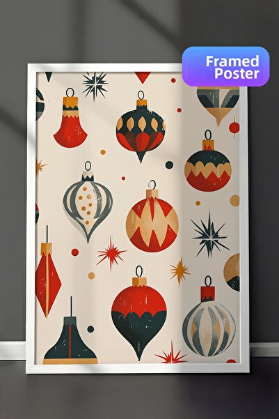 Postifull Pictură cu rame albe, pictură de perete cu design artistic, seria C...