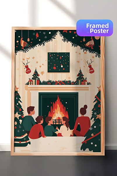 Postifull Tablou cu rama din lemn, set de postere si rame, seria Comfort de A...