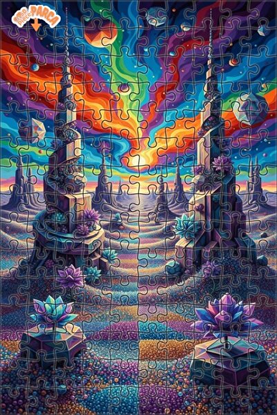 Teona Ahşap لغز خشبي بإطار مزدوج الطبقات من سايدكيليك دريم لاند 150 قطعة 20x30