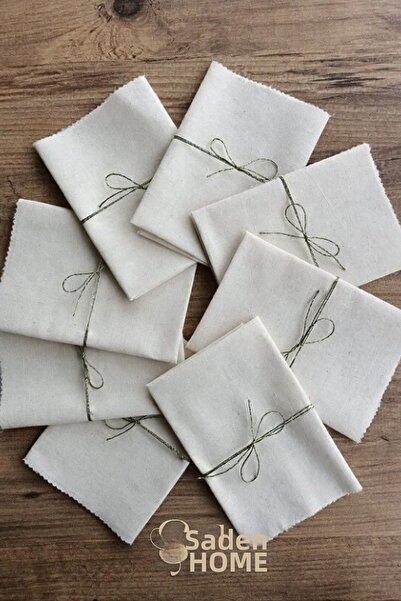 SADEN HOME Kit țesătură pânză brută potrivit pentru poanson (35x35 cm) 8 buc