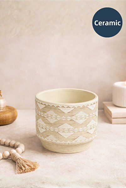 HOMİNG Porta Modern Vază din ceramică Suport pentru flori albastru cobalt ı