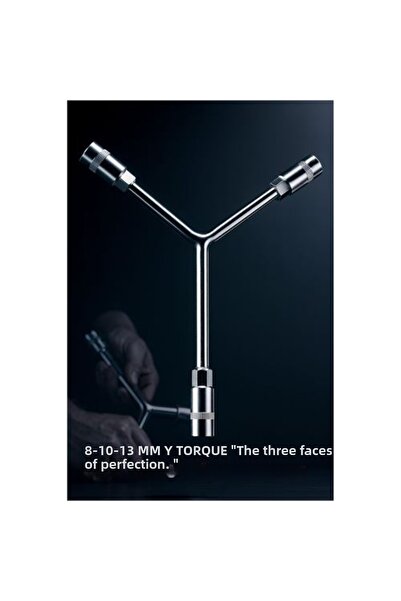 toyigoo Cheie tubulară tip Y, 3 piese - Oțel crom-vanadiu de înaltă rezistenț...