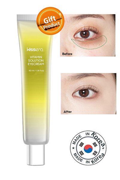 KİSSERA Anti-Aging Premium Eye Contour Cream Containing Brightening Niacinami...