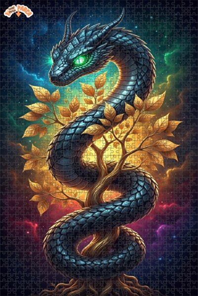 Teona Ahşap لوحة فنية حديثة بمظهر زيت الديكوباج على شكل شجرة التنين، لغز خشبي...