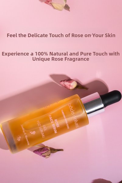 Bade Natural Rose Oil Relaxing, Moisturizing and Antioxidant Facial Serum 30 ml