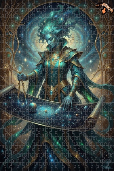 Teona Ahşap لغز خشبي بإطار مزدوج الطبقات من جالاكتيك كوزموس بيلجز، 400 قطعة، ...