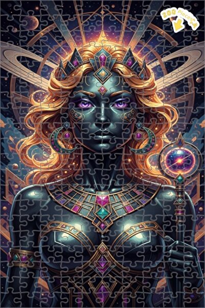 Teona Ahşap لغز خشبي بإطار مزدوج الطبقات بمظهر لوحة زيتية لملكة الكون 200 قطع...