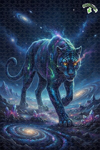 Teona Ahşap لغز خشبي بإطار مزدوج الطبقات من جالاكسي بانثر 800 قطعة 70x50