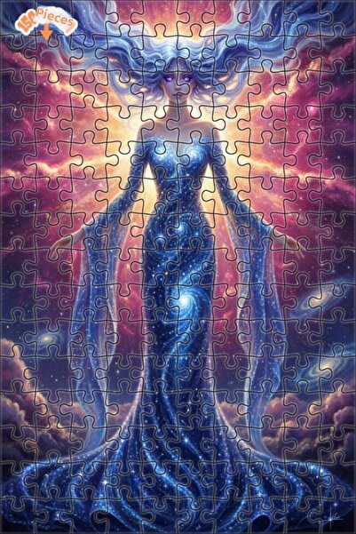 Teona Ahşap لغز خشبي بإطار مزدوج الطبقات بمظهر الألوان المائية من جالاكسي ماذ...