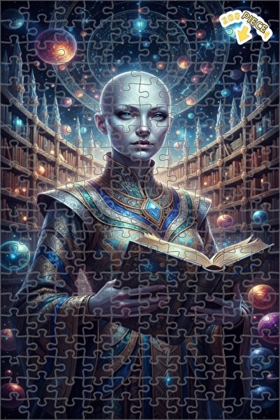 Teona Ahşap لغز خشبي بإطار مزدوج الطبقات بمظهر لوحة زيتية لامرأة حكيمة كونية ...