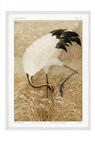 Postifull Tablou vintage, poster cu rama alba, decor de perete vintage