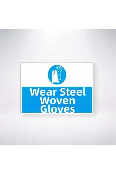 Reysa Tasarım ارتداء قفازات شبكية من الفولاذ مقاس 21 × 28 ملصق لاصق على الظهر