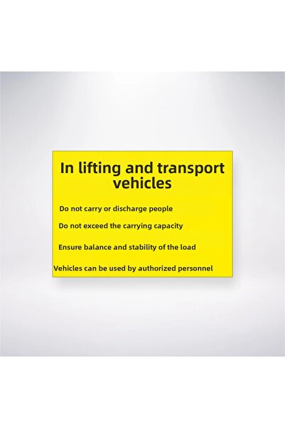 Reysa Tasarım 21X35 Back to Back Adhesive Sticker on Lifters Vehicles and Tra...
