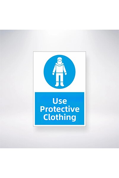 Reysa Tasarım استخدام الملابس الواقية 21x28 ملصق سلامة العمل اللاصق على الظهر