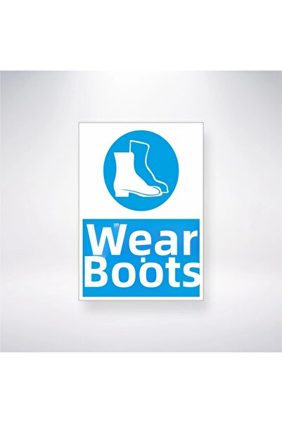 Reysa Tasarım Wear Boots 21X28Cm Work Safety Sticker