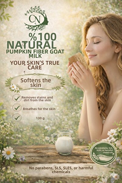 Pura Natura Niguhah Natural Beauty Natural Pumpkin Fiber Goat Milk Soap 130 Gr